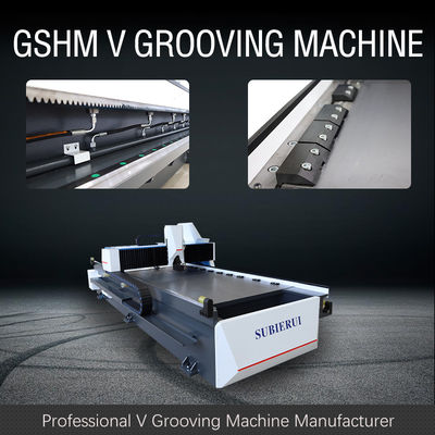 calidad  CNC V Grooving Machine With Hydraulic Foot Drive For Door - Model 1225 Fábrica