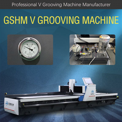 calidad  Efficient High Speed V Grooving Machine V Groover Machine For Shower Room Frame Fábrica