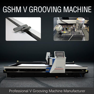 Máquina de ranura CNC V con accionamiento hidráulico de pie para puerta - modelo 1225