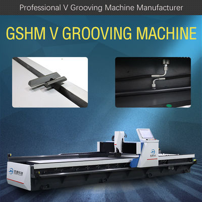 Tablero del armario de cocina de la máquina del CNC V horizontal de la cortadora del surco de V que acanala