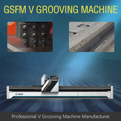 máquina anti del ranurador del monopatín V de la máquina para corte de metales de la hoja del CNC de 1250m m