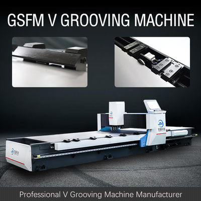 Máquina de ranura CNC modelo 1225 V con accionamiento hidráulico para placas de cobre